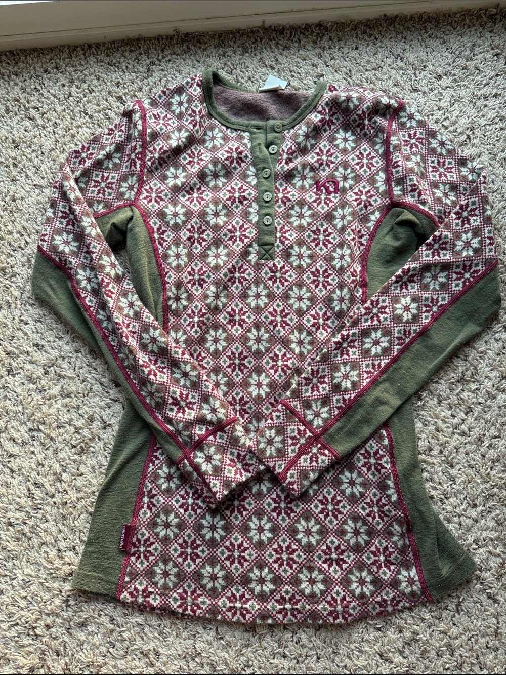 Kari Traa Olive & Berry Nordic Henley